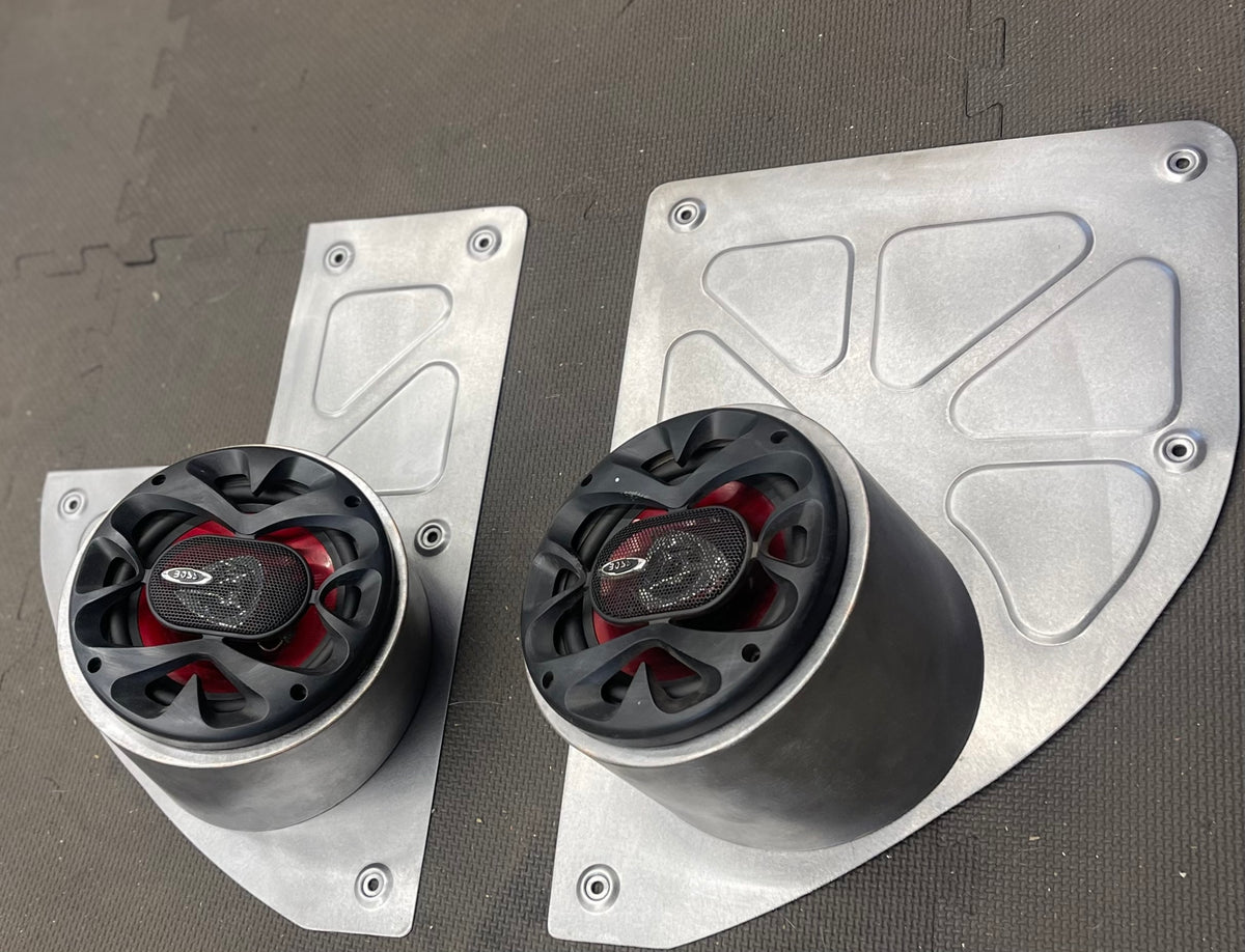 19671979 Ford truck kick panel Design 3 with low mount speaker pods