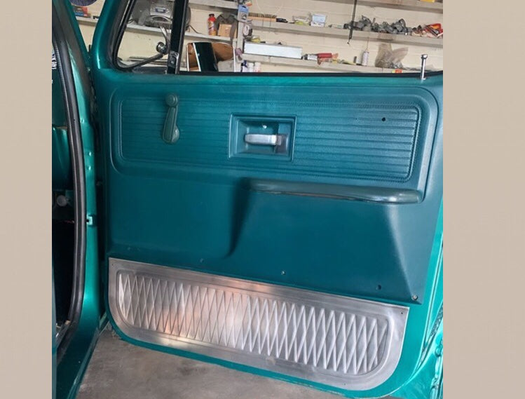 1973 1987 C 10 pleated lower door panel A2 Metal Fab