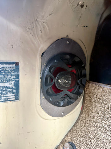 1960-1966 C-10 vent hole speaker panels for 6.5” speakers