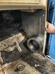 1960-1966 Chevrolet C-10 kick panels with low mounted speaker pods ( Simple Design)