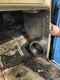 1960-1966 Chevrolet C-10 kick panels with low mounted speaker pods ( Simple Design)
