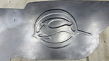 1963-1964 Chevy Impala logo  passenger side firewall panel