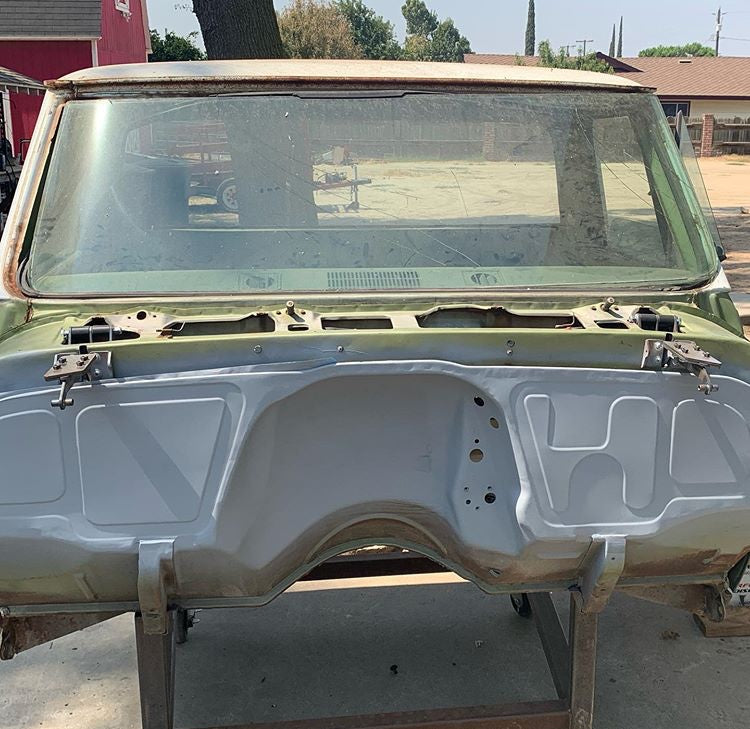 19671972 C10 Deluxe double beaded passenger side firewall panel A2