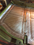 1969-1972 C-10 double beaded Underhood panels with Chevy Emblem