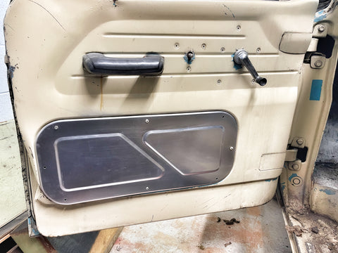 1961-1966 Ford F-100 door access panels raised bead design