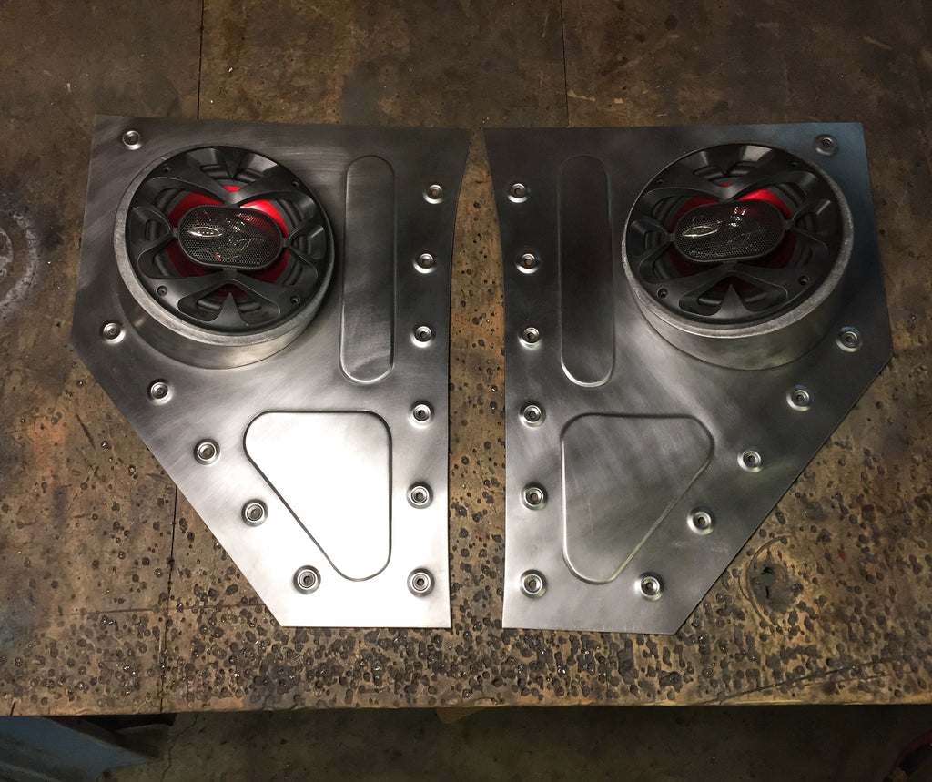 Kick Panel Pods 1955-1959 Chevy truck kick panels with speaker pods – A2 Metal Fab