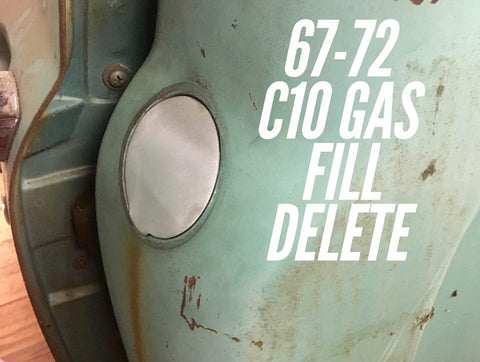 1967-1972 C-10 gas filler delete panel