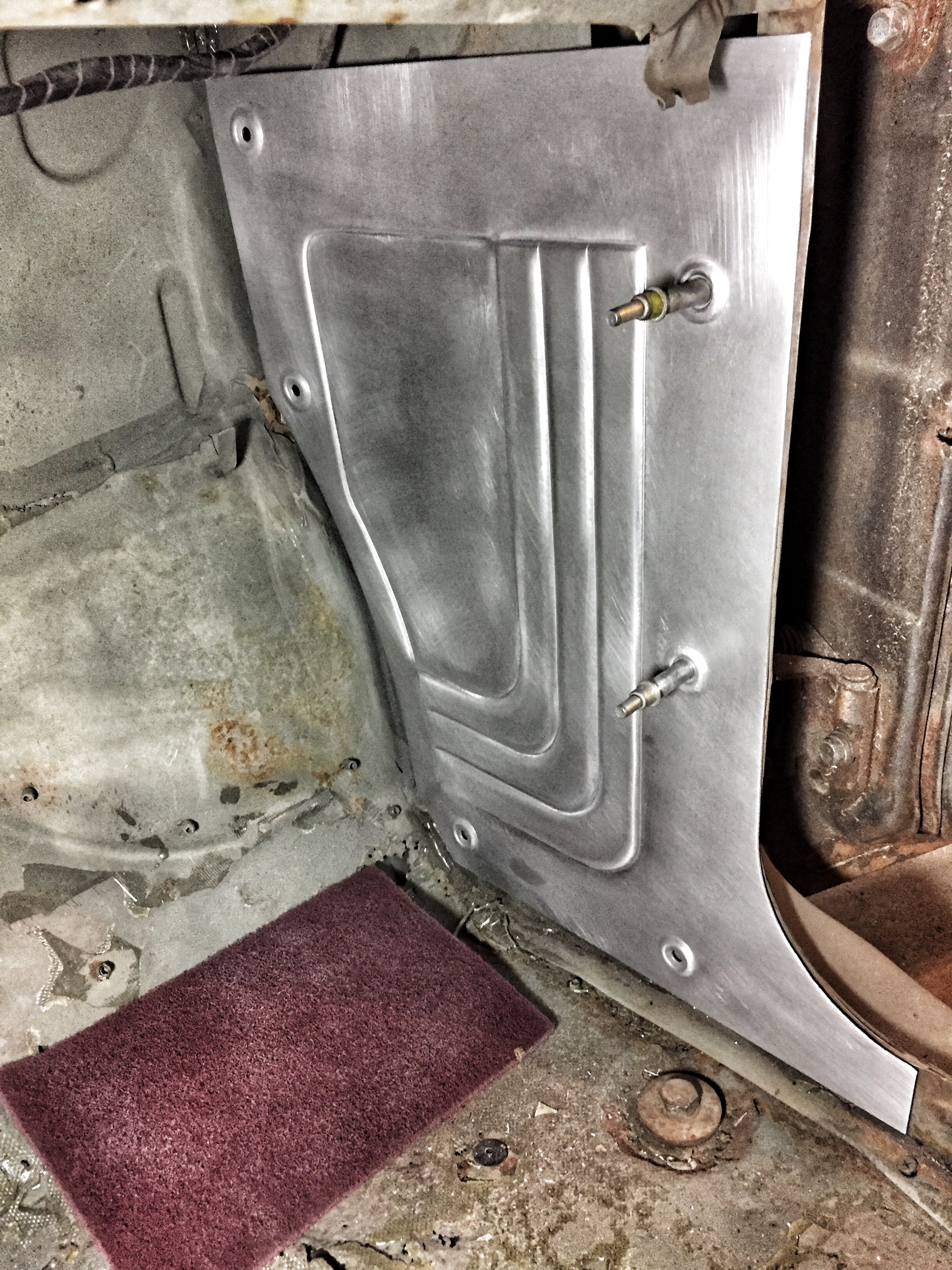 1972-1980 Chevy Luv retro design kick panels – A2 Metal Fab