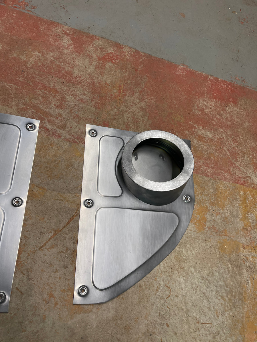 19671979 Ford truck kick panel Design 2 high mount 6.5” speaker pods