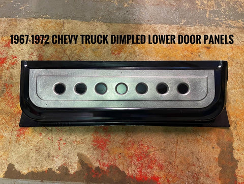 1967-1972 C-10 lower door panels dimpled design